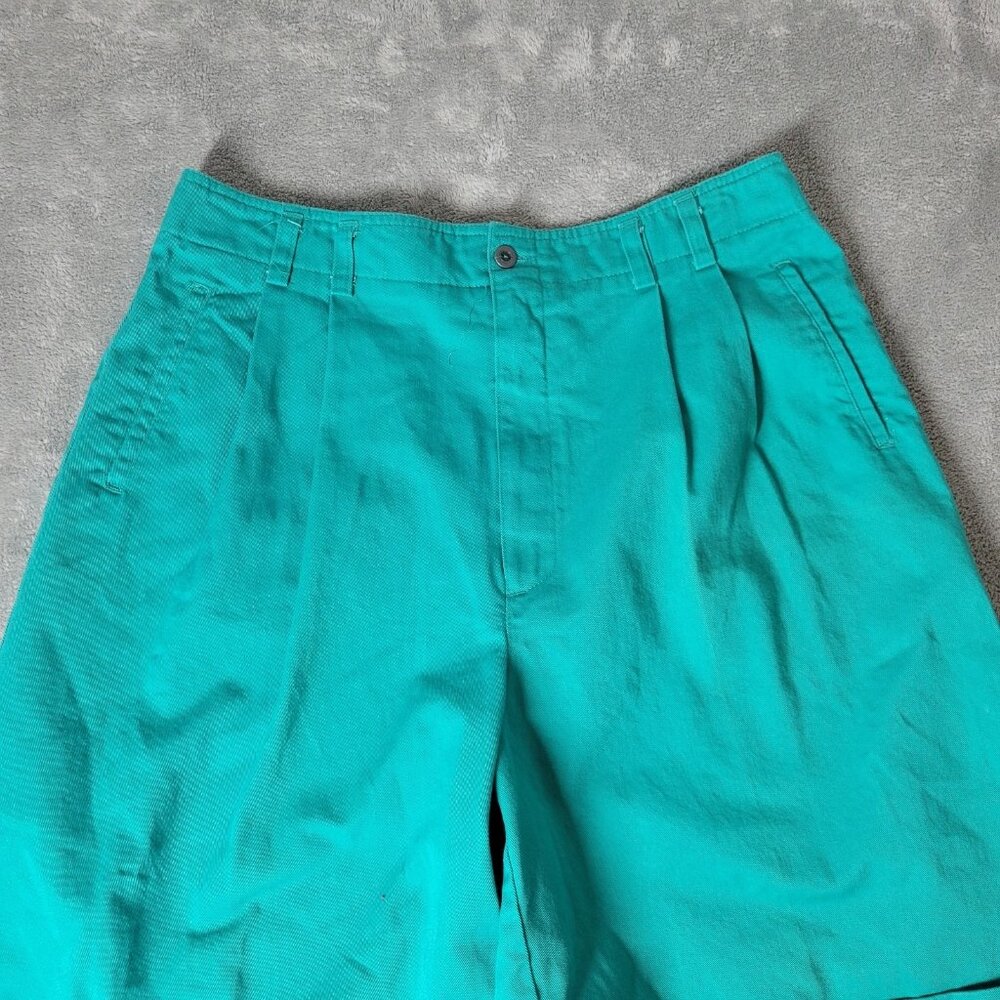 Westbound Womens Shorts 18 Plus Zip Fly Blue Cuff Hem Cotton Casual SHO16E - Picture 3 of 9
